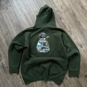 Vintage 90s Y2K World Industries Wet Willy Skate Hoodie